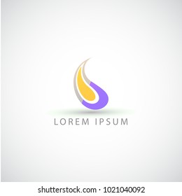 business logo feather vector sign