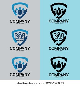 Business logo. find job logo design. suitable for company logo, print, digital, icon, apps, and other marketing material purpose. Business logo set.