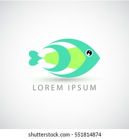 business logo fish vector sign