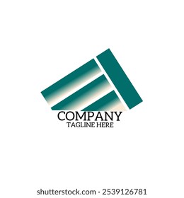 business logo with freen of building