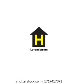 business logo.
H logo and house