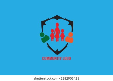 business logo happy family icon child care