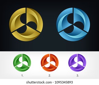 Business logo icon design template elements, Vector illustration