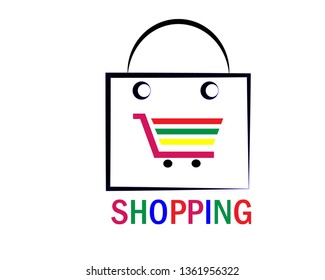 Business Logo and Icon Design Templates, Shopping, Shopping Baskets, and Online Stores