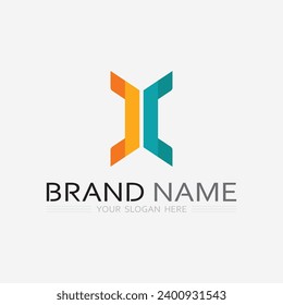 Business-Logo-Business-Symbol und Logo-Design, Vektorgrafik 