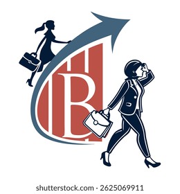 Business logo icon design vector illustration