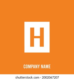 Business Logo Icon Illustration Design Template Vector letter H.