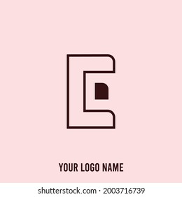 Business Logo Icon Illustration Design Template Vector letter E.