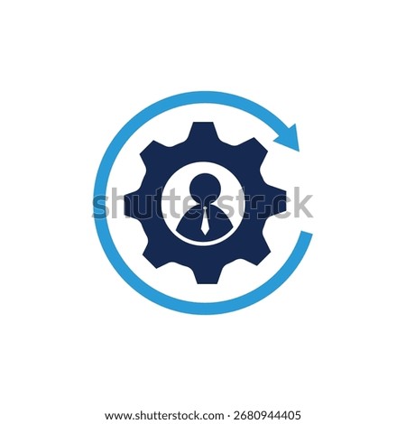 Business logo icon illustration flat design