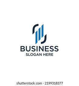 Business logo icon vector image