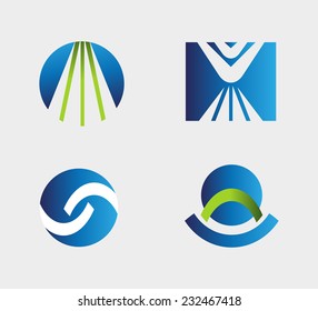 Business logo Icons Set 
