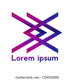 Business logo image. Company identity - Vector illustration