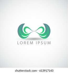 business logo infinity vector sign