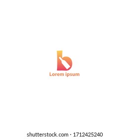 business logo.
the letter b logo and bottle