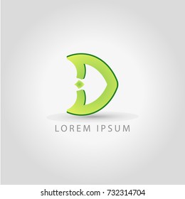 business logo letter D vector sign