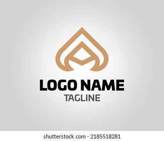 Logotipo comercial, logotipo de carta, logotipo multipropósito