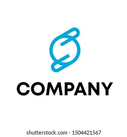 Business logo letter S line vector. icon design template. Corporate, identity,