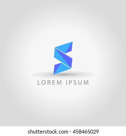 business logo letter S vector sign