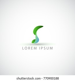 business logo letter S vector sign