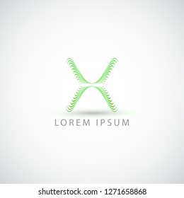business logo letter X vector sign