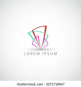 business logo lines city vector sign