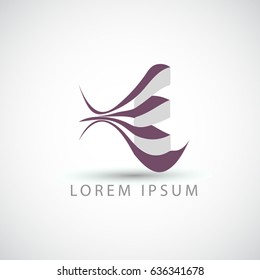 business logo lines fish vector sign