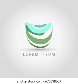 business logo lines shield vector sign
