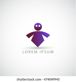 business logo men vector sign