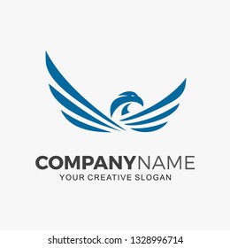 Business logo modern eagle, vector illustration