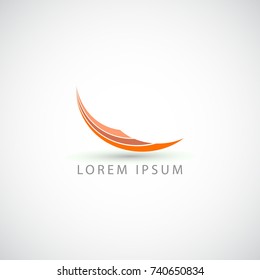 business logo moon vector sign