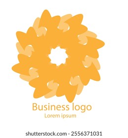 A business logo with an orange color theme radiates energy, enthusiasm, creativity, and friendliness. It’s perfect for companies that want to stand out while conveying approachability and innovation