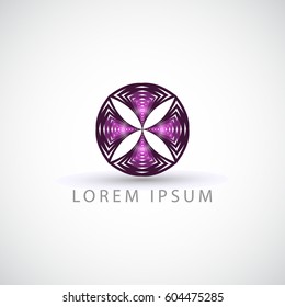 business logo ornament circle vector sign