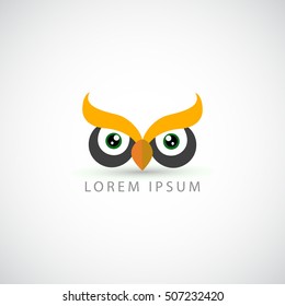 Company logo with owl eyes #2