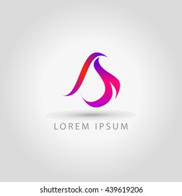 business logo penguin vector sign