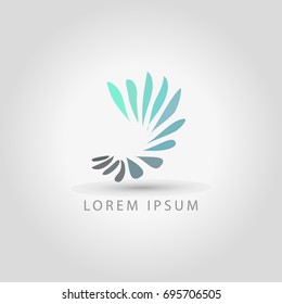 business logo Petals vector sign