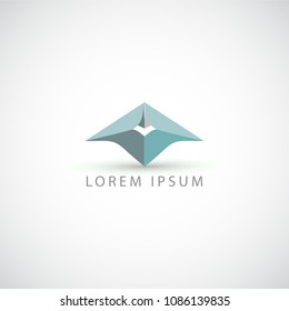 business logo plane vector sign