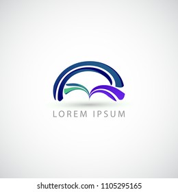 business logo plant vector sign