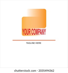 business logo. rectangle vector design