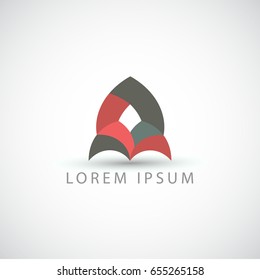 business logo rocket  vector sign