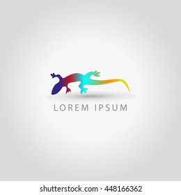 business logo salamander vector sign