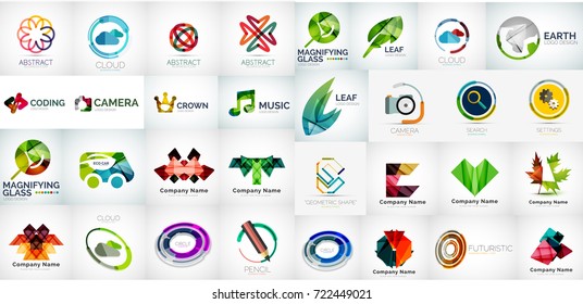 Business logo set. Vector illustration