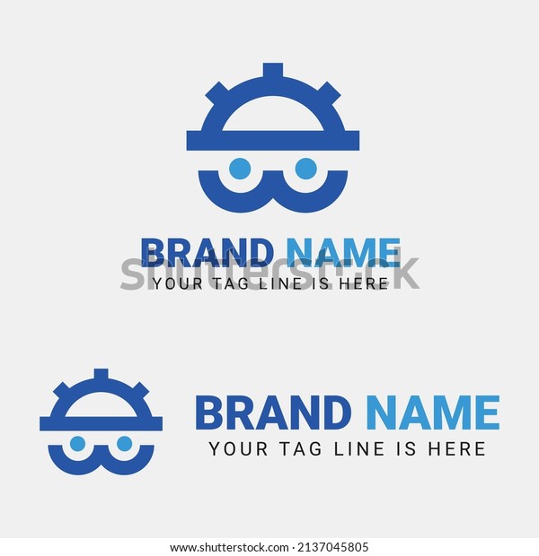 business\
logo, setting , machinic service logo design\
