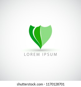 business logo shield vector sign
