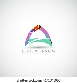 business logo shield vector sign