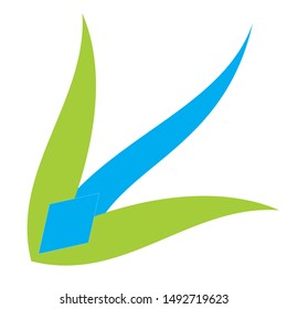 business logo with a simple form