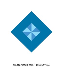 business logo with a simple form