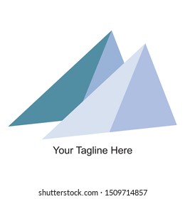 business logo with a simple form. vector illustration
