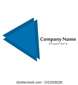 business logo with a simple form. vector illustration