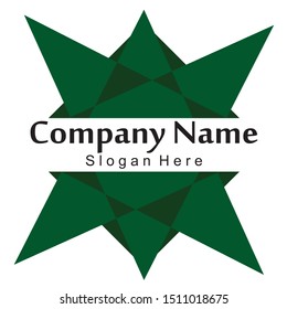 business logo with a simple form. vector illustration