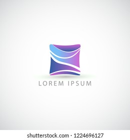 business logo square vector sign
